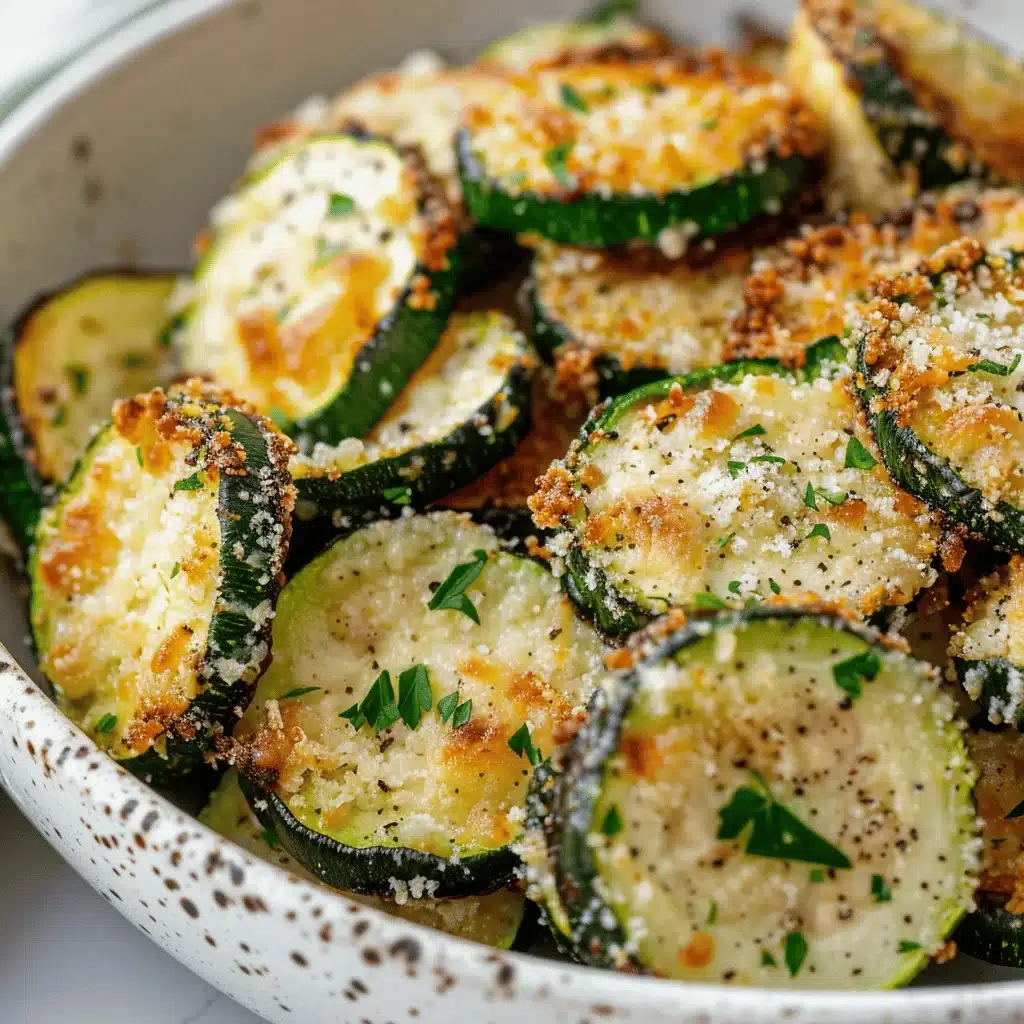 air fryer zucchini parmesan - featured image