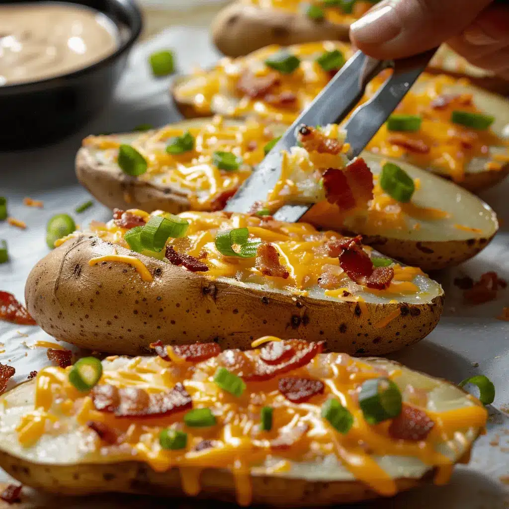 baked potato slices preparation steps
