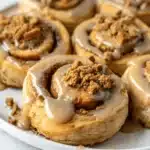 Biscoff cookie butter cinnamon rolls - featured image