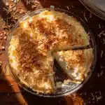 crustless coconut pie - featured image
