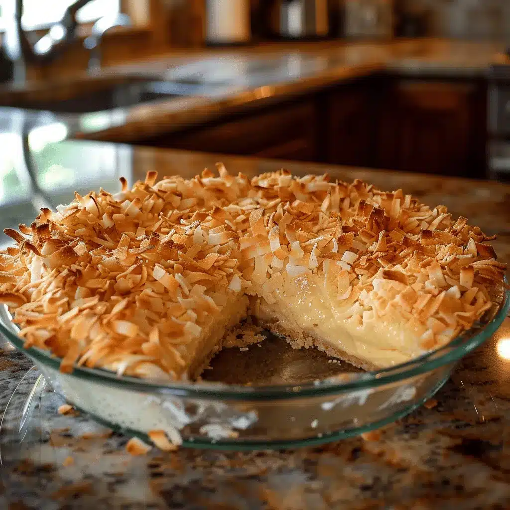 crustless coconut pie preparation steps
