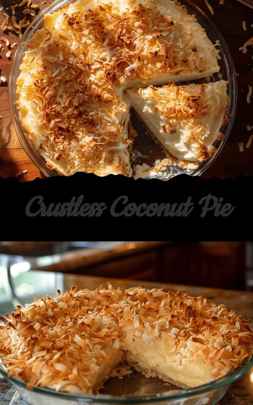 crustless coconut pie recipe