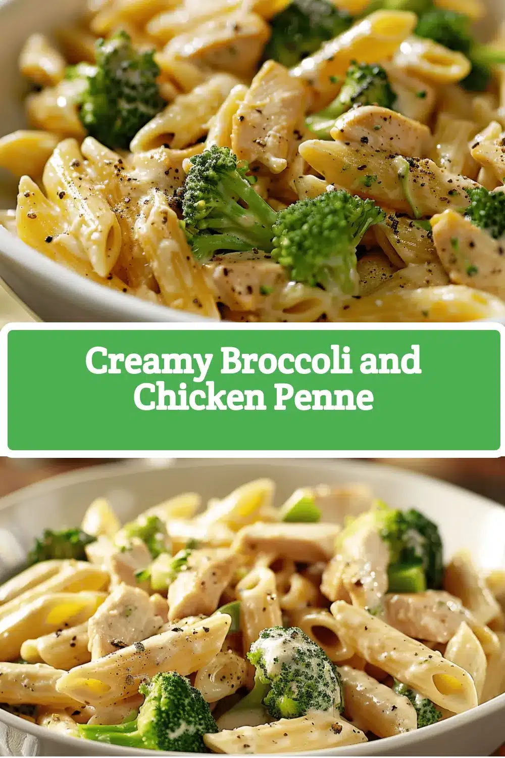 Easy Creamy Broccoli and Chicken Penne recipe