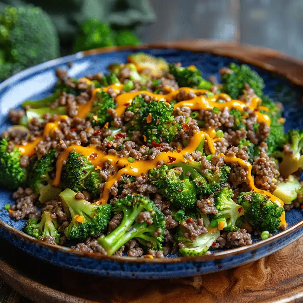 Easy Keto Hamburger Broccoli Skillet - featured image