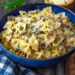 Garlic Parmesan Bowtie Pasta - featured image