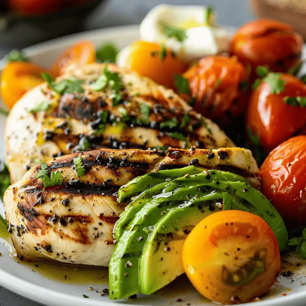 Grilled California Avocado Chicken preparation steps