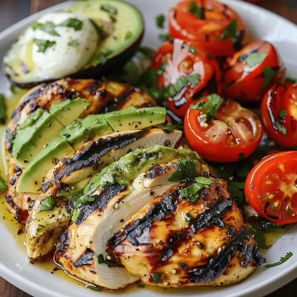 Grilled California Avocado Chicken - featured image