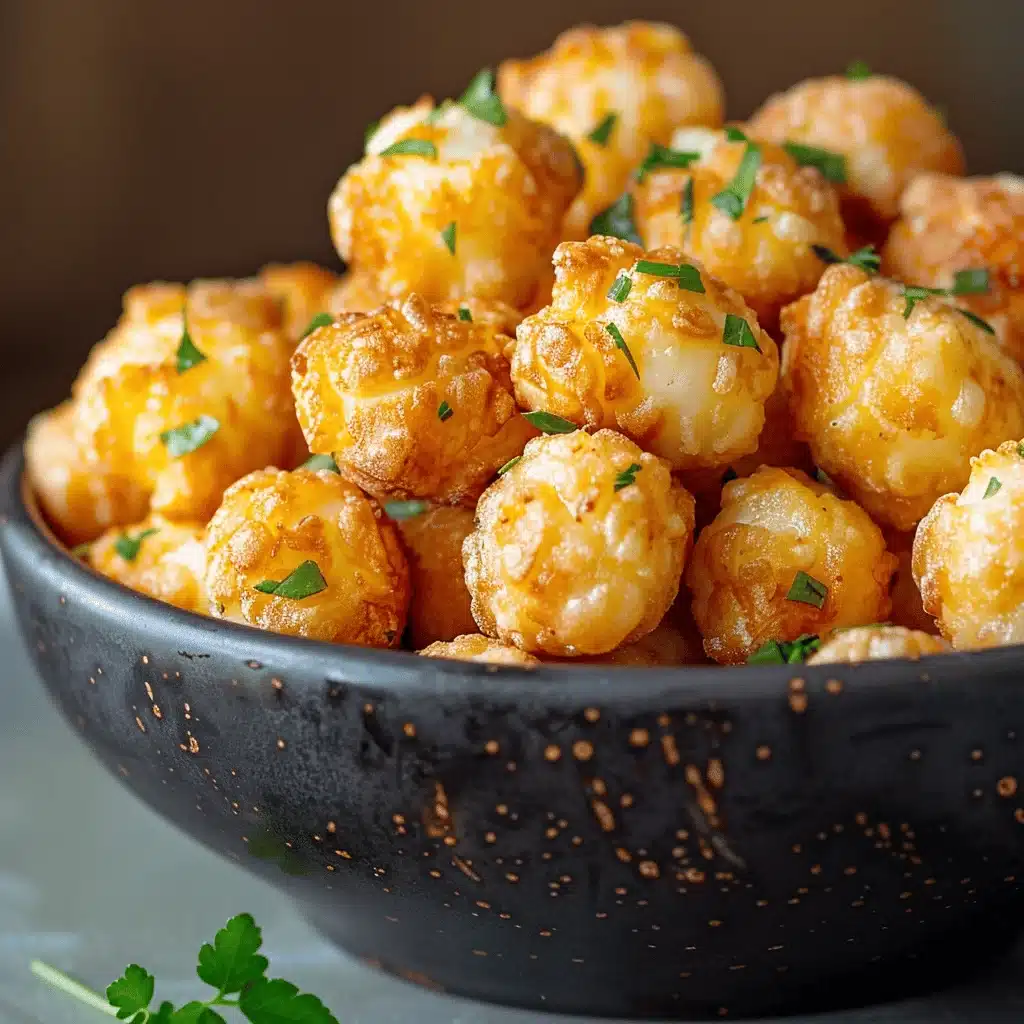 keto popcorn cheese puffs - featured image