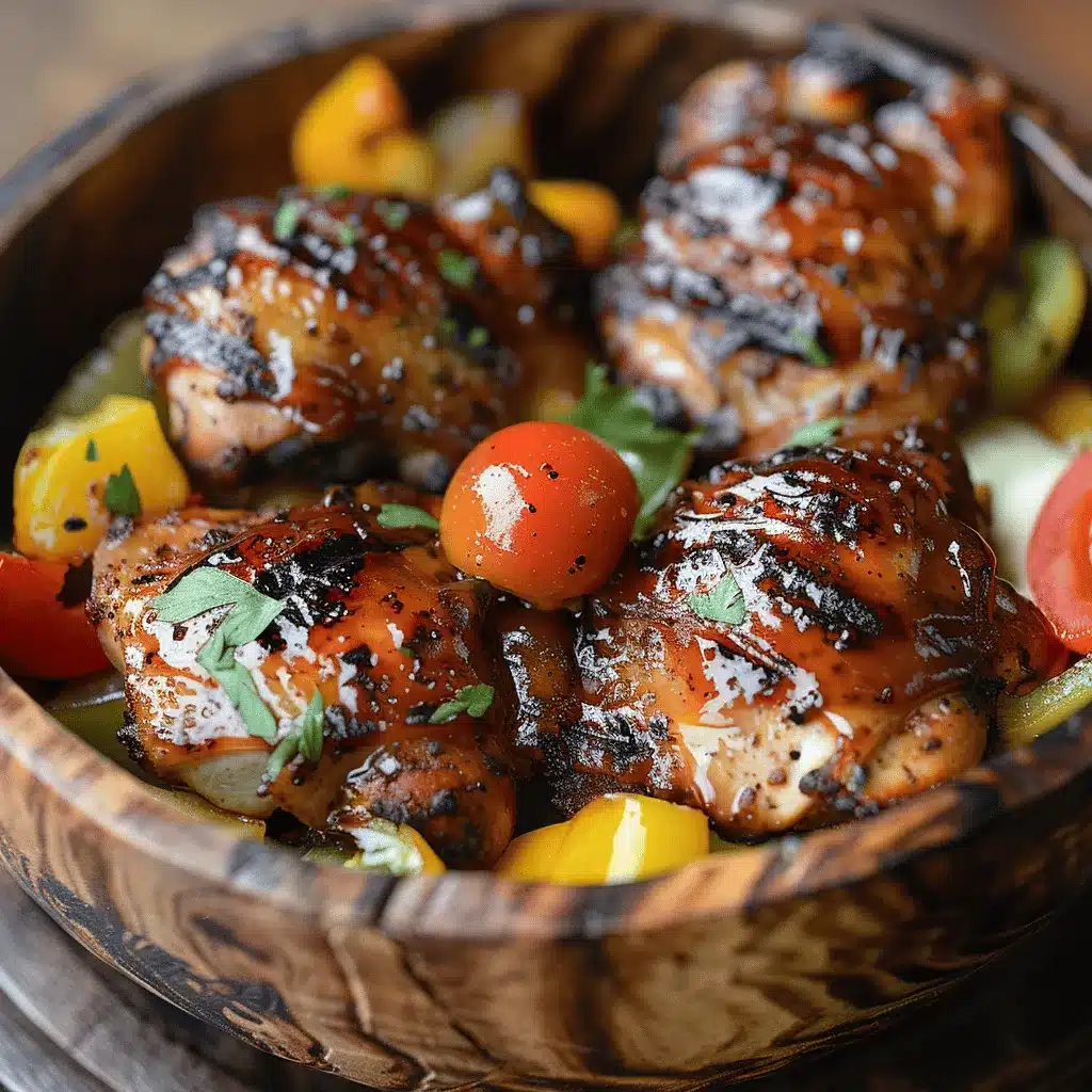 low carb BBQ chicken thighs preparation steps