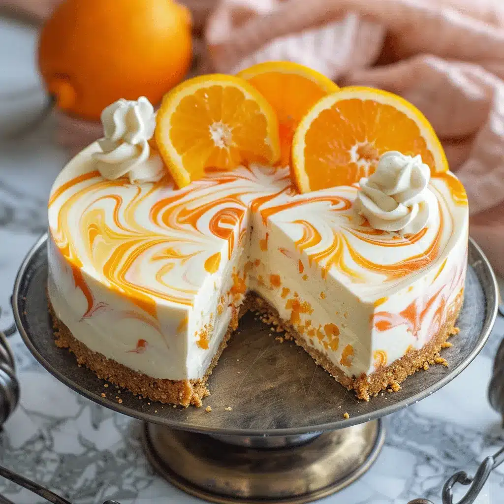 No-Bake Orange Creamsicle Cheesecake preparation steps