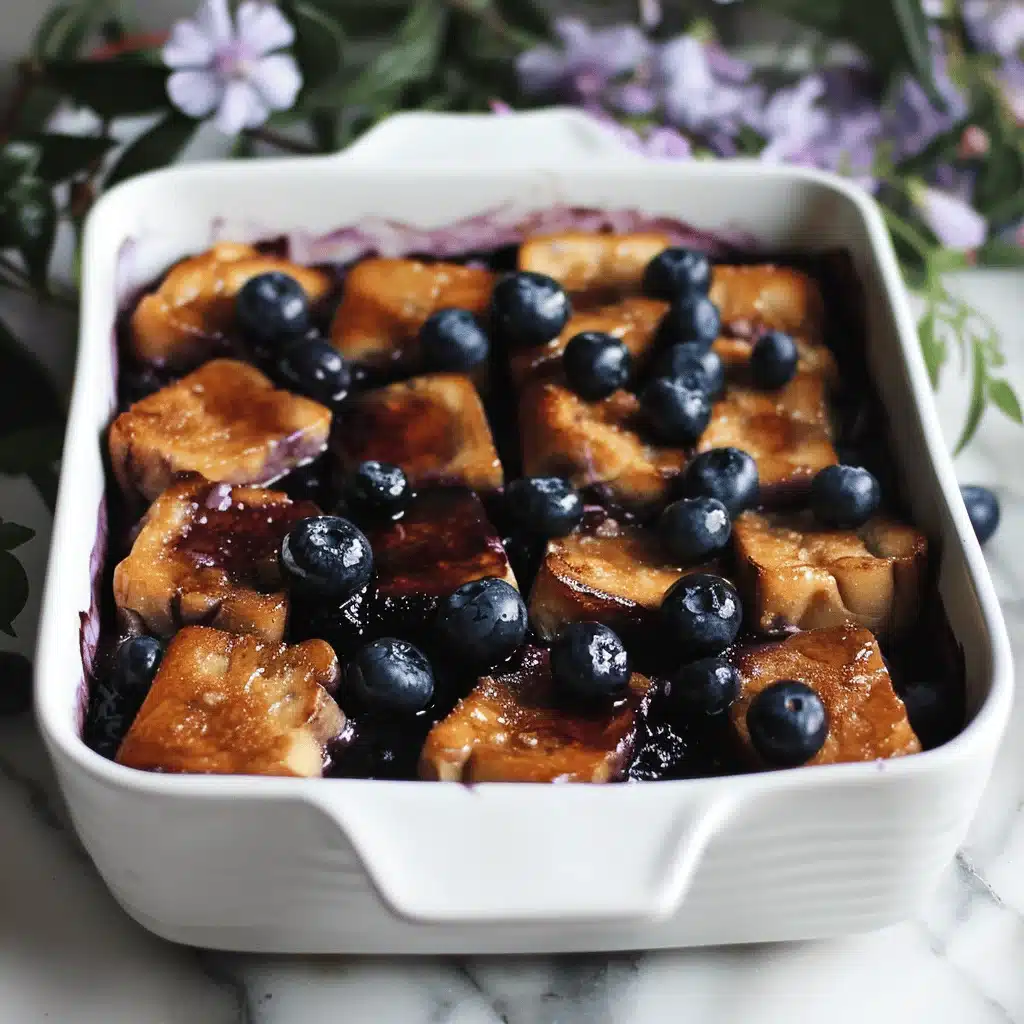 Overnight Blueberry French Toast Casserole - featured image