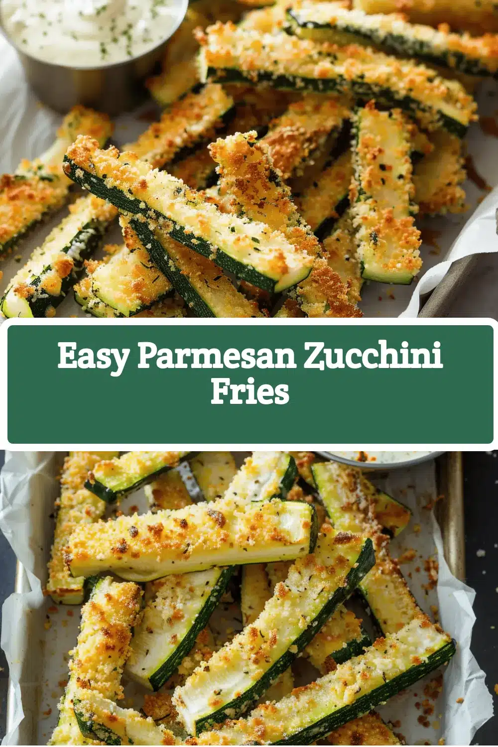 Parmesan zucchini fries recipe