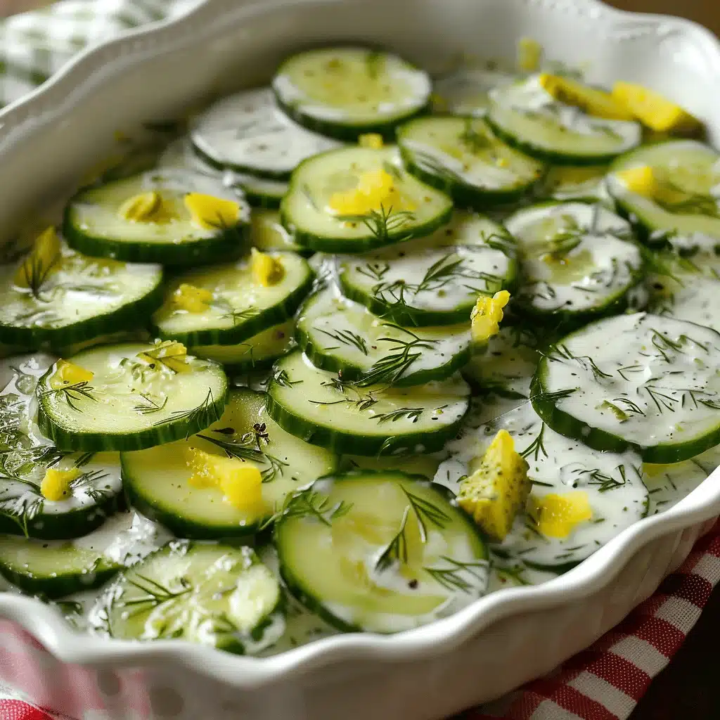 Pickle Juice Ranch Cucumber Salad - featured image