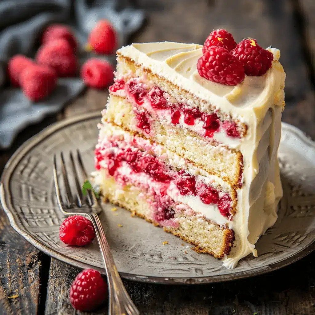 raspberry cake preparation steps