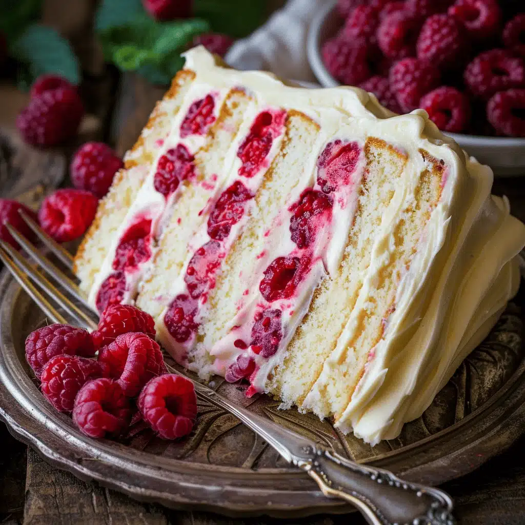 raspberry cake - featured image