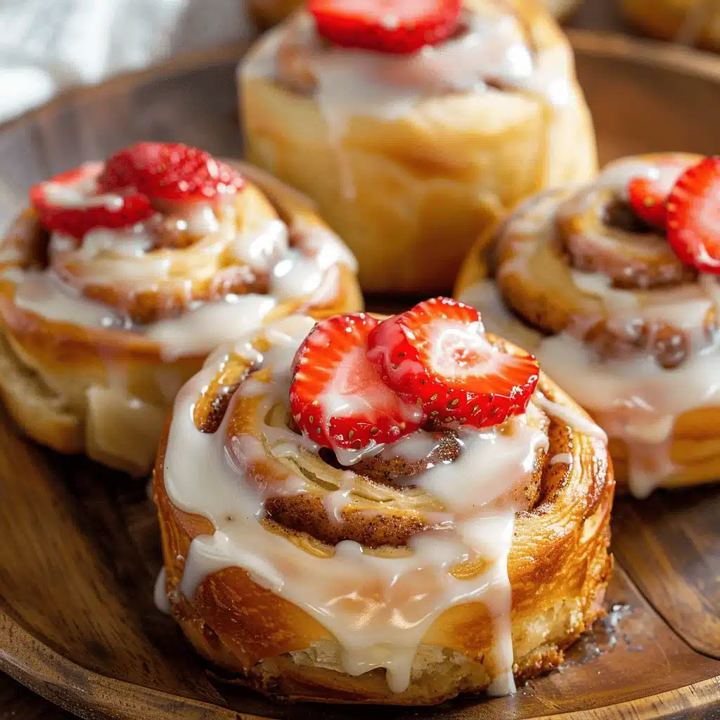 Strawberry Cheesecake Cinnabon Rolls - featured image