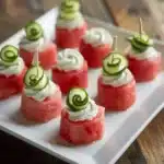 watermelon goat cheese appetizer - featured image