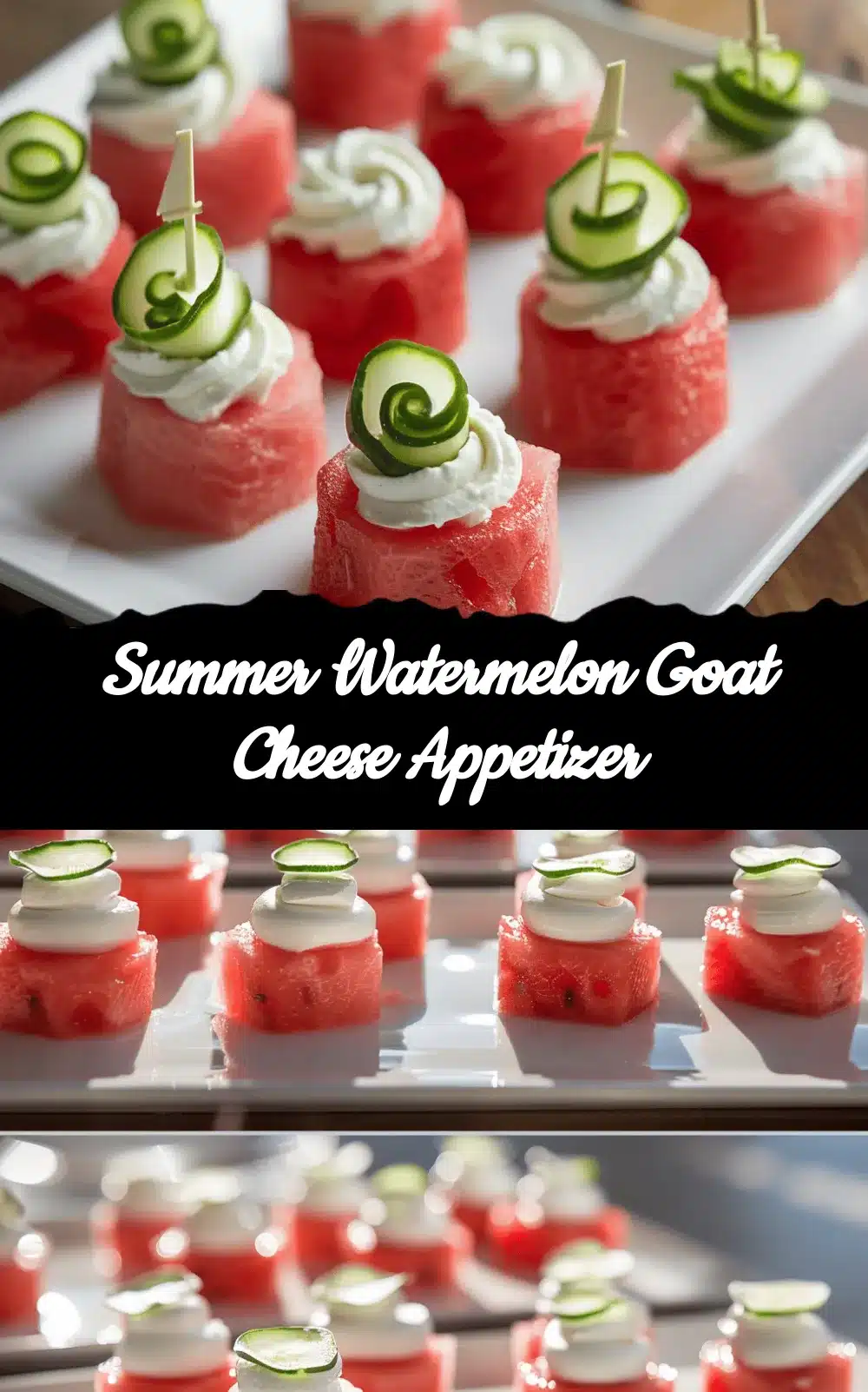 watermelon goat cheese appetizer recipe