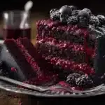 black velvet Halloween cake - featured image