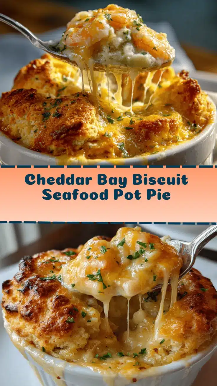 cheddar bay biscuit seafood pot pie recipe