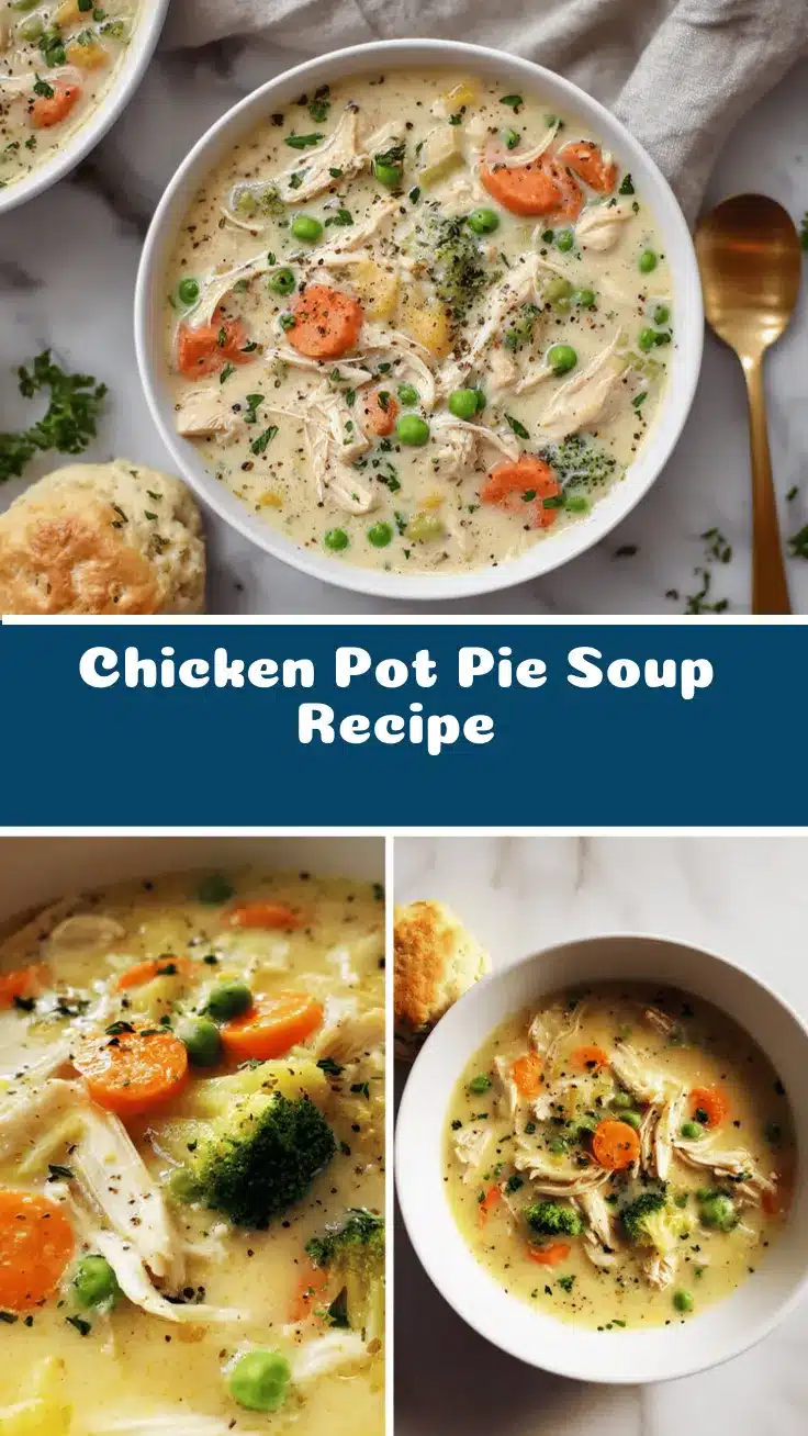 chicken pot pie soup recipe
