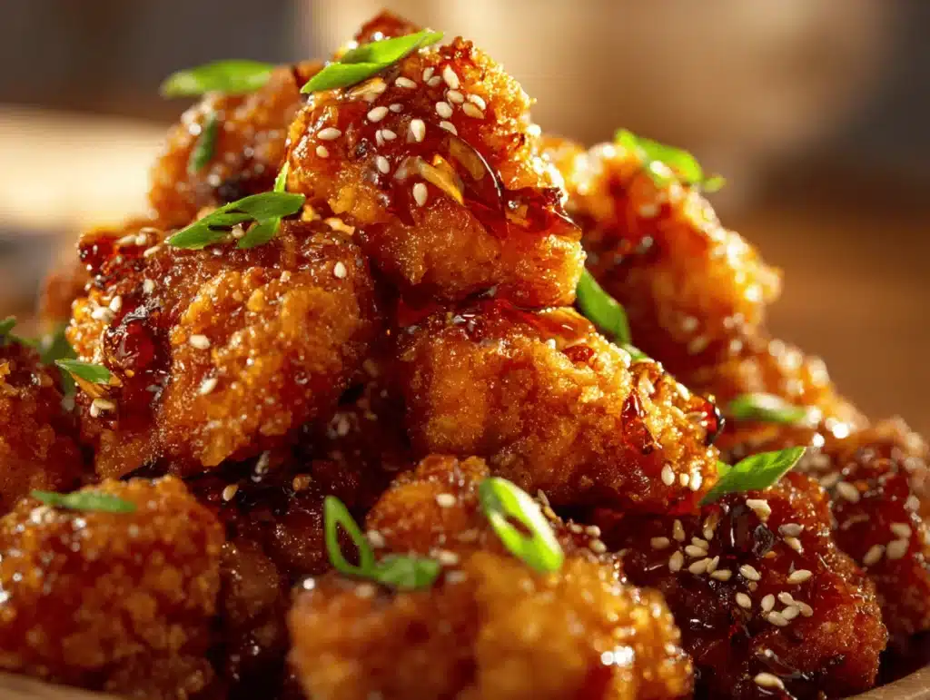 Chinese honey garlic chicken - featured image