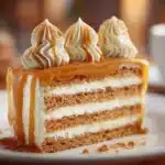 creamy caramel cake - featured image