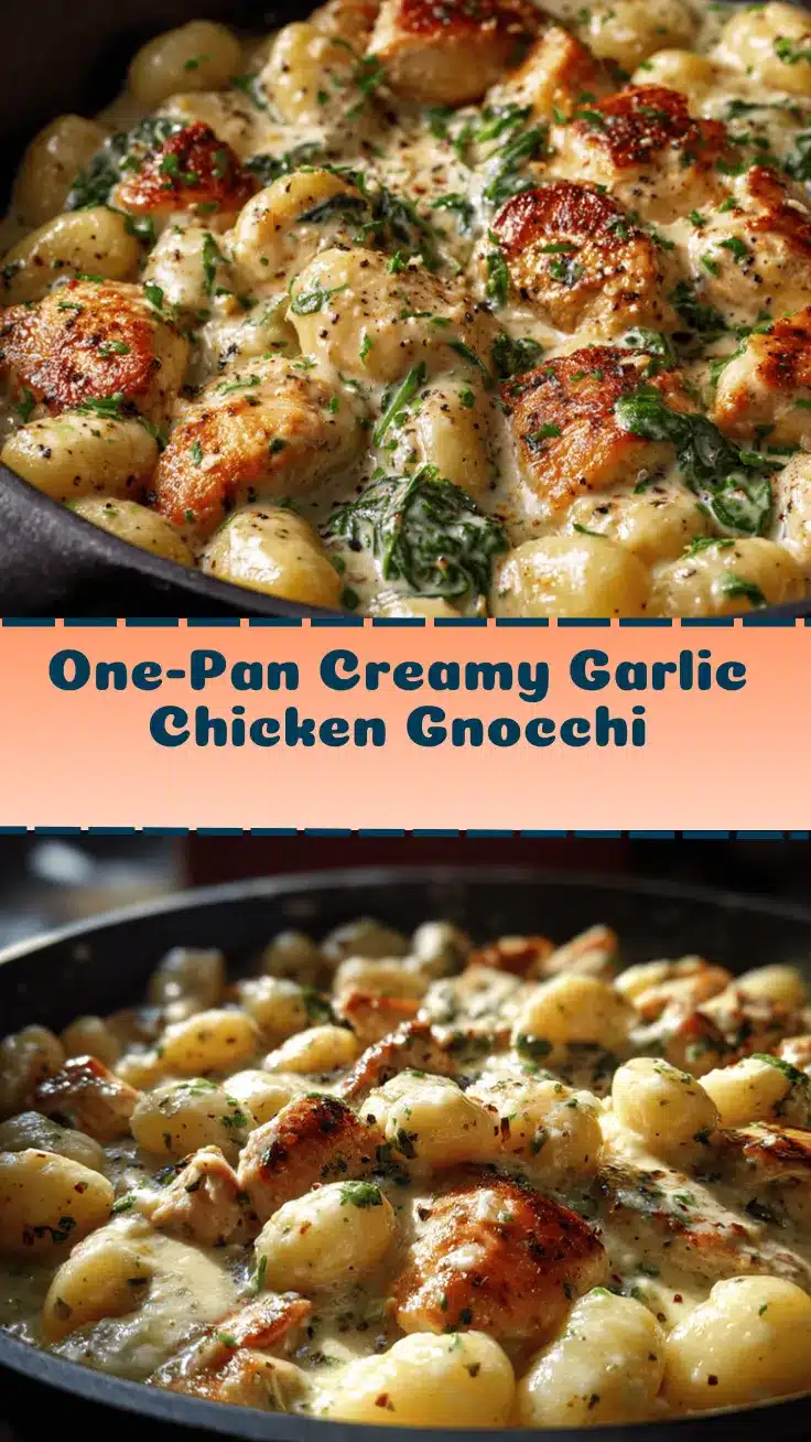 creamy garlic chicken gnocchi recipe