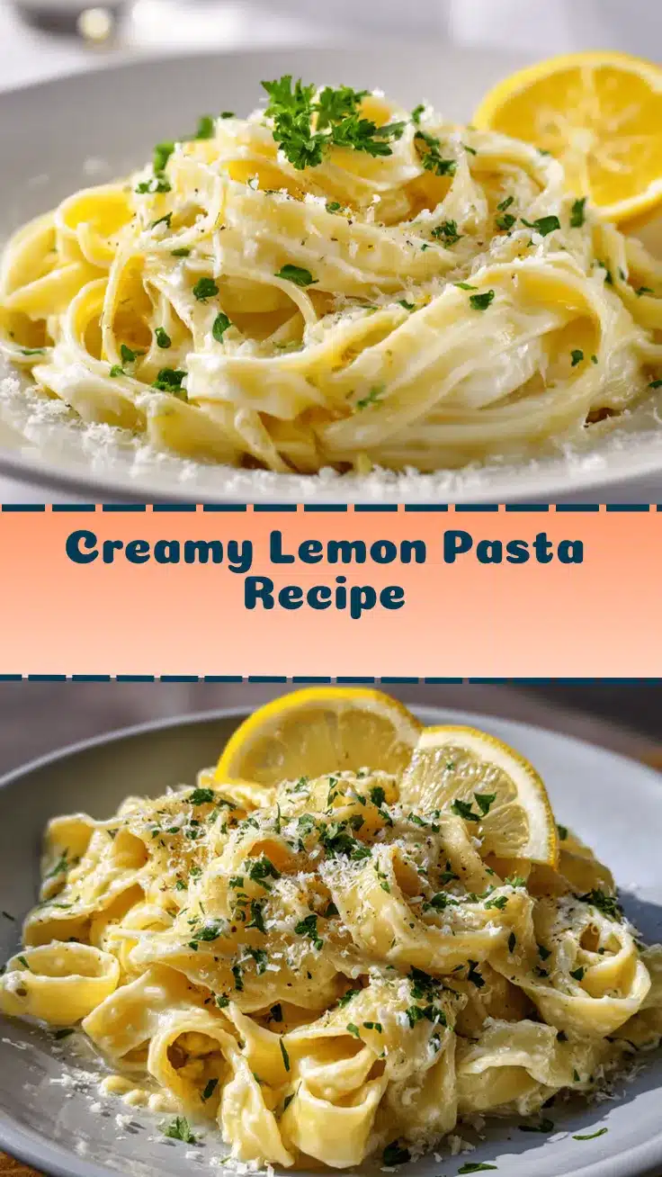 creamy lemon pasta recipe