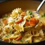 creamy pasta soup - featured image