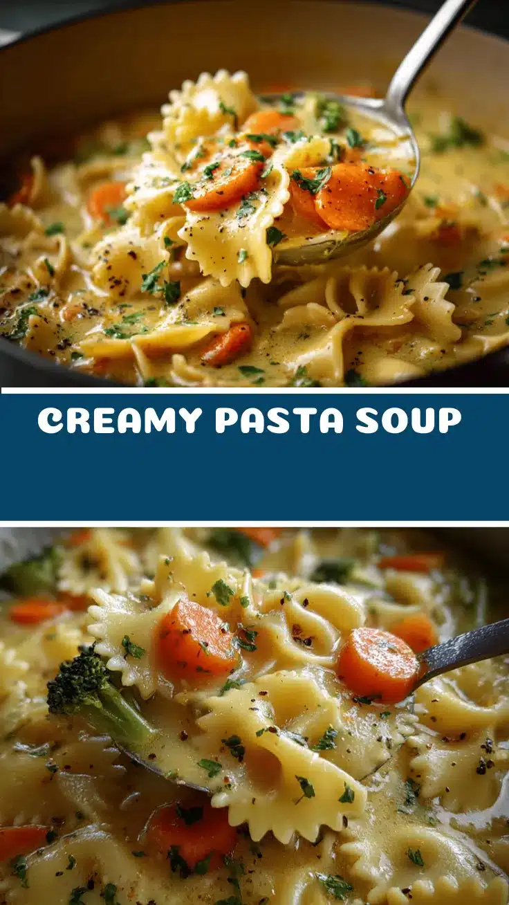 creamy pasta soup recipe