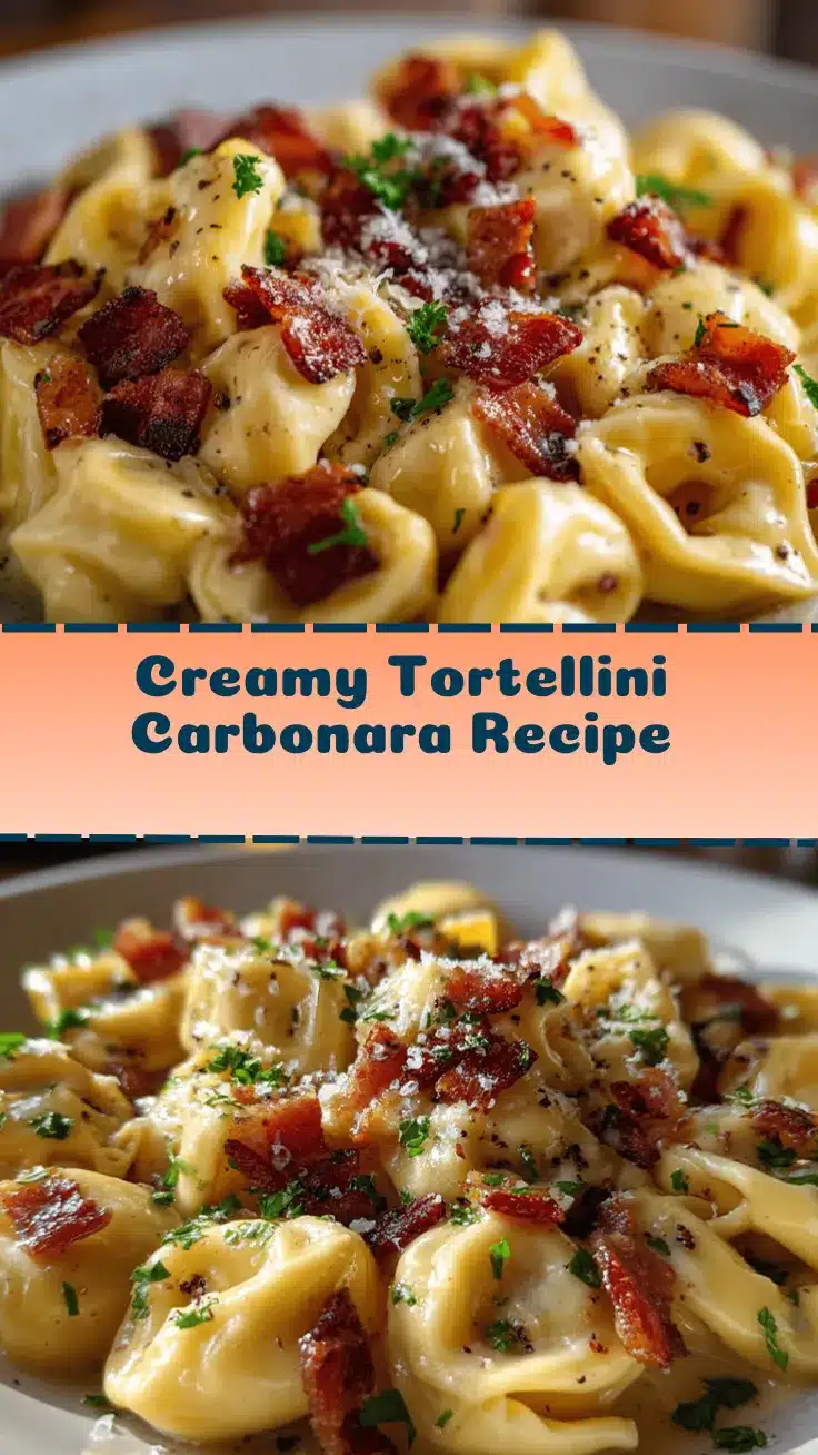 creamy tortellini carbonara recipe