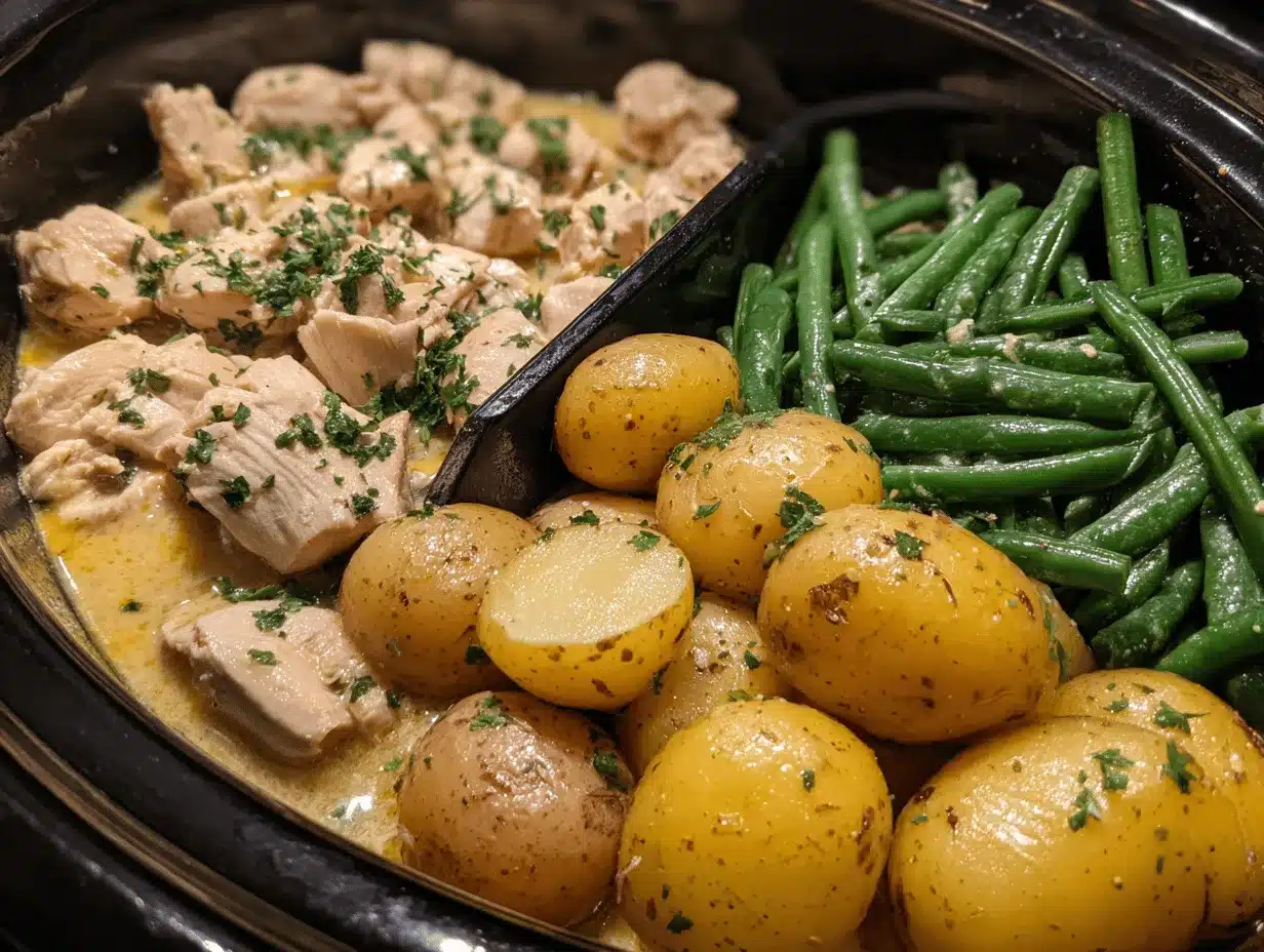 crock pot ranch chicken preparation steps