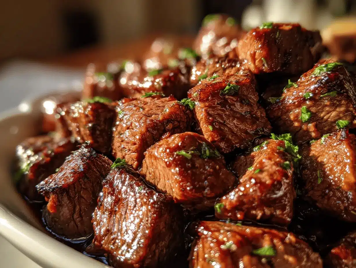 crockpot steak bites preparation steps