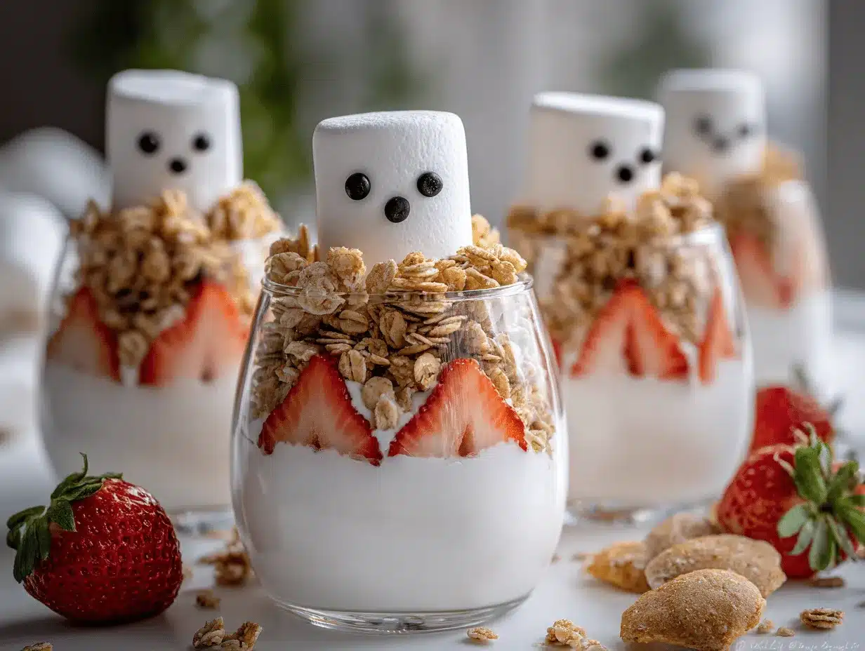 ghostly yogurt parfaits preparation steps