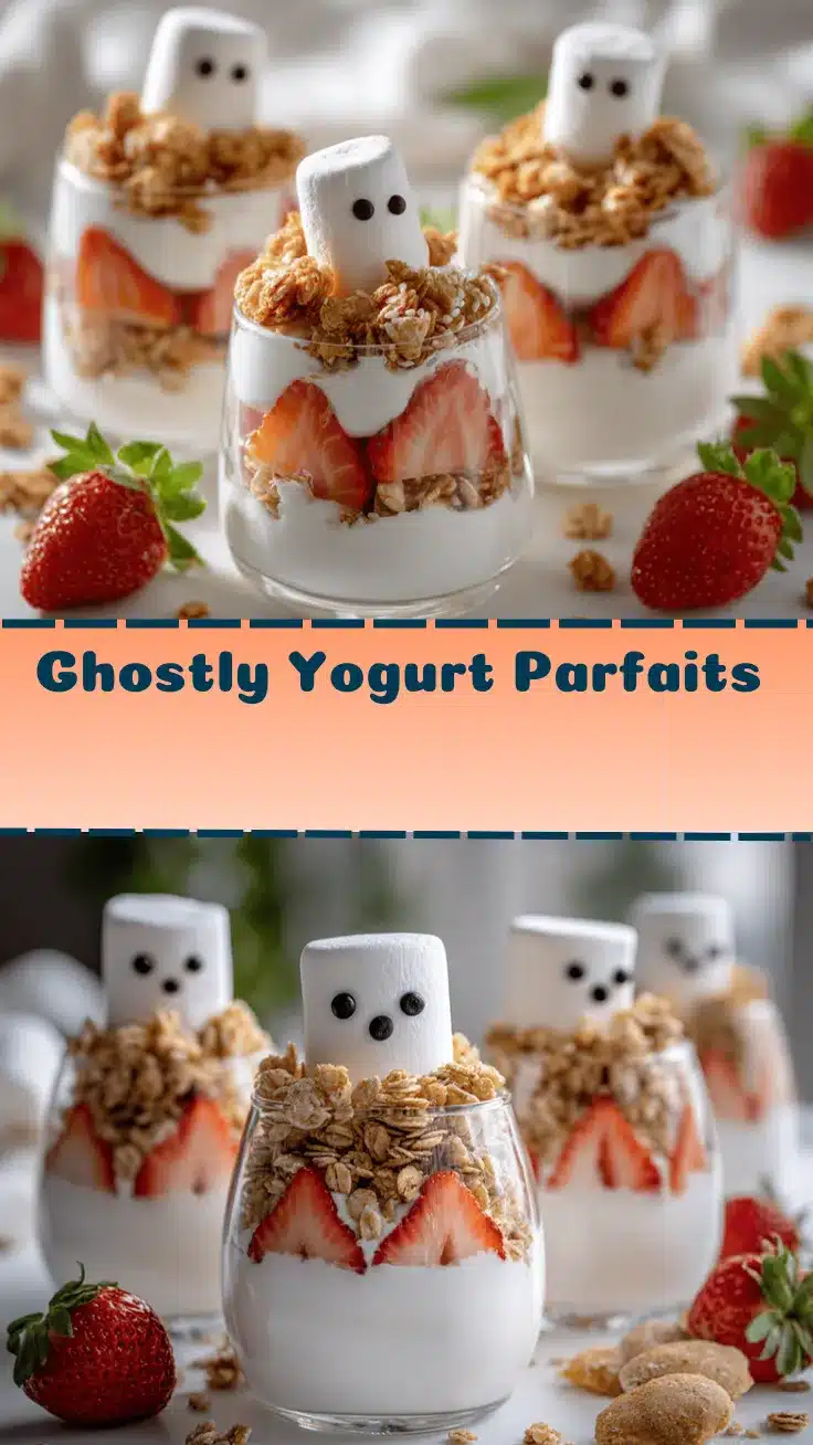ghostly yogurt parfaits recipe