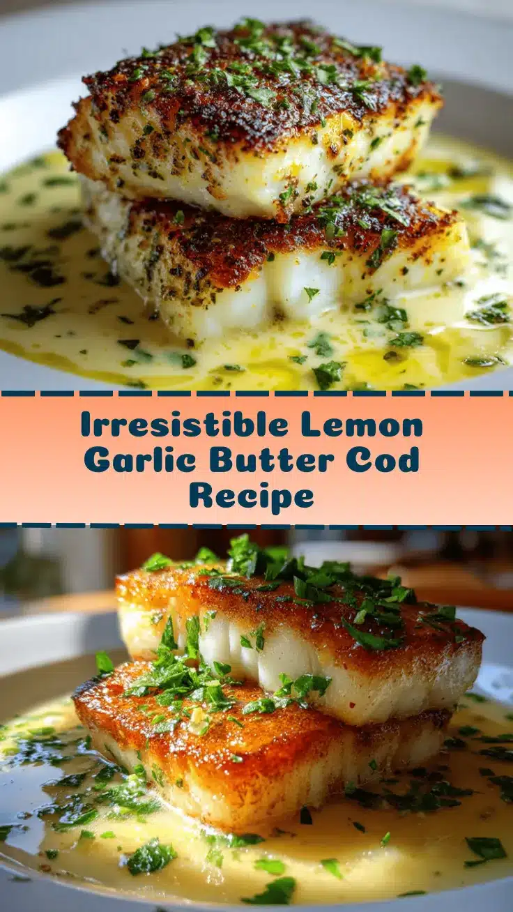 lemon garlic butter cod recipe