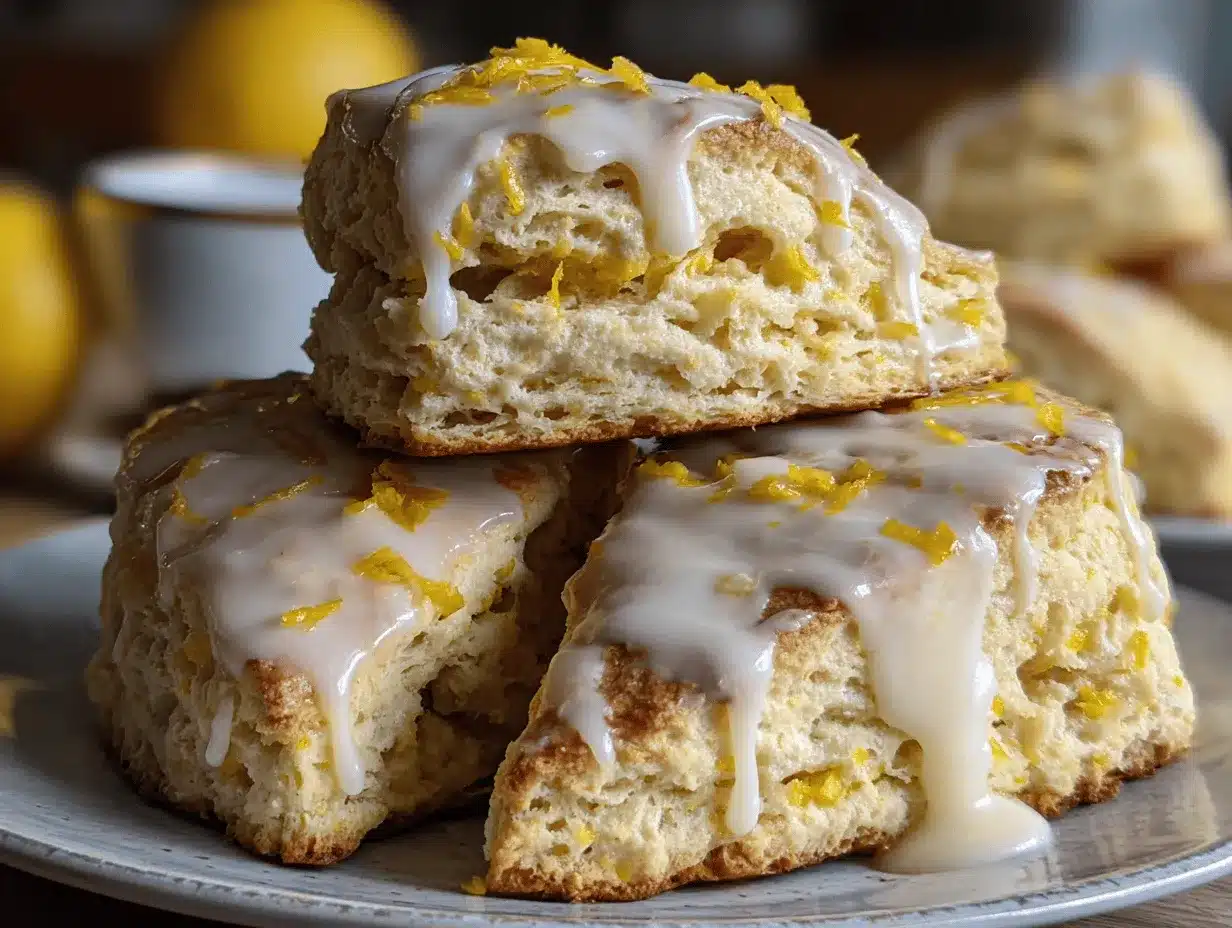 lemon scones recipe preparation steps