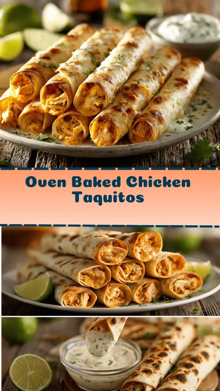 oven baked chicken taquitos recipe