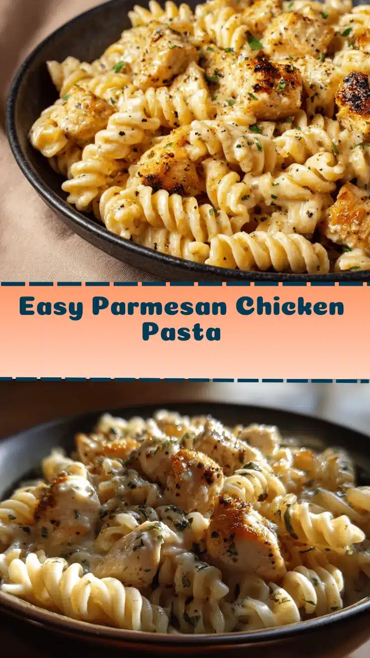 Parmesan Chicken Pasta recipe