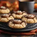 peanut butter spider cookies - featured image