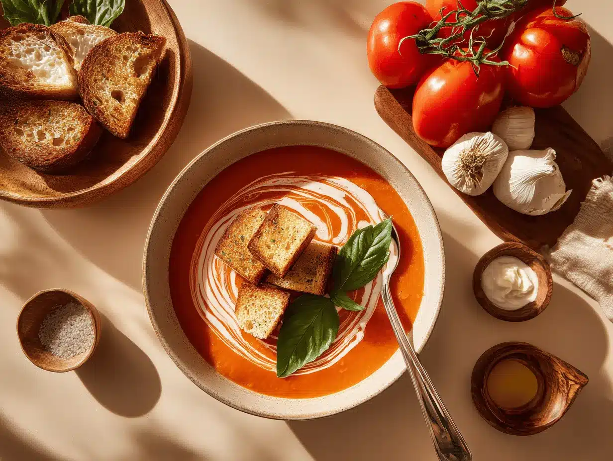roasted tomato soup preparation steps