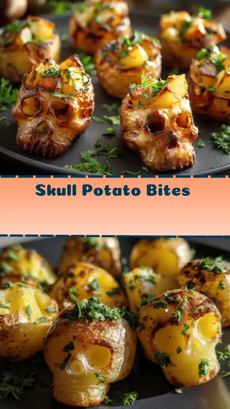 Skull Potato Bites recipe