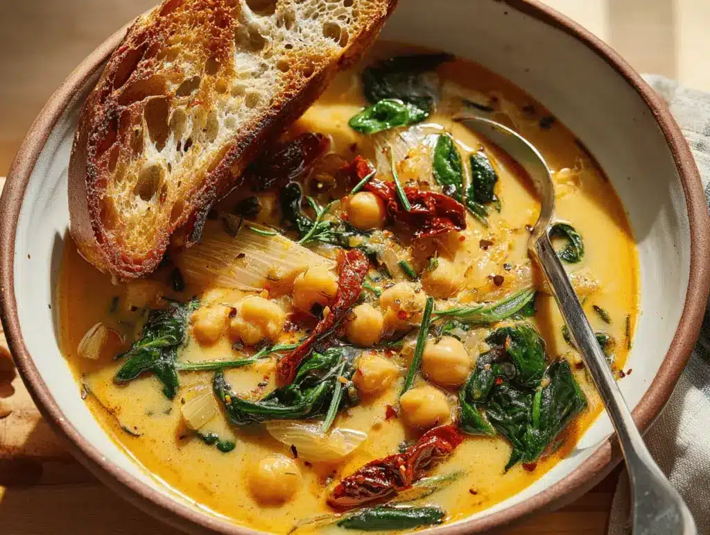 Tuscan chickpea soup - featured image