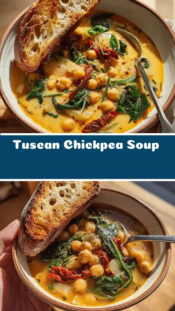 Tuscan chickpea soup recipe