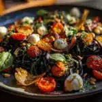black Halloween pasta - featured image