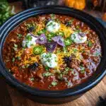 Halloween chili recipe - featured image