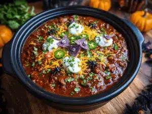 Halloween chili recipe - featured image
