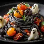 Halloween spaghetti recipe - featured image