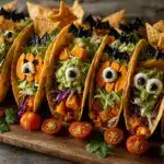 Halloween themed tacos - featured image